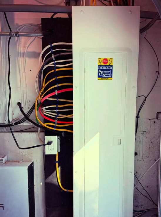 Professional Electrical Services, LLC Completes 200 Amp Leviton Panel Installation in New Haven, CT